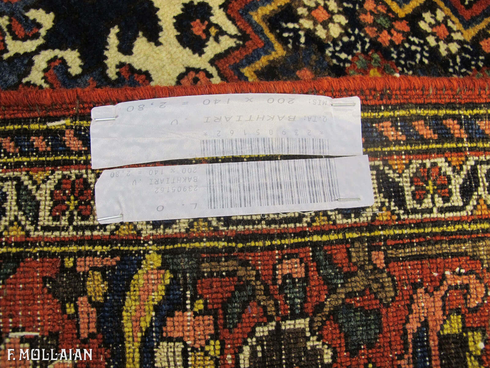 Antique Persian Bakhtiari Saman Rug n°:23905162